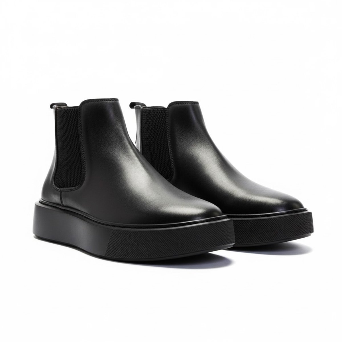 bottine en cuir noir confort bottine en cuir noir confort