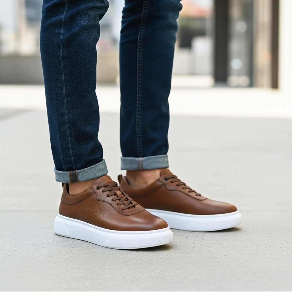 réf 344 basket en cuir