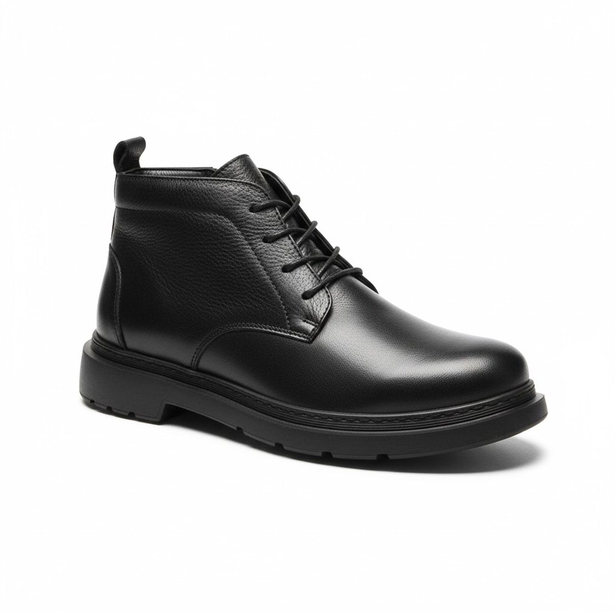 réf 321 bottine en cuir noir réf 321 bottine en cuir noir